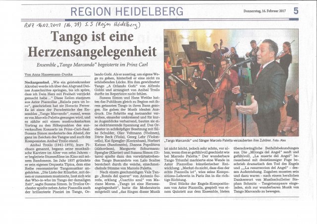 2017 Rhein-Neckar-Zeitung 16.2.17